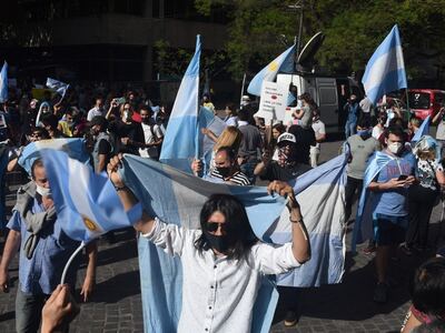 La ex ministra de seguridad se sumó a la convocatoria de la marcha contra la vicepresidenta