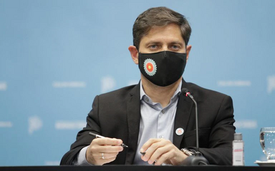 Axel Kicillof anunció que tiene Covid-19