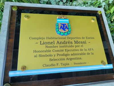 Emotivo homenaje para el "10": el predio de AFA en Ezeiza se llamará Lionel Messi