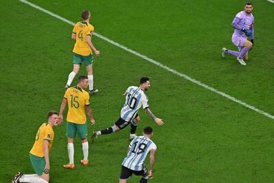 Argentina le ganó a Australia 2-0 en China