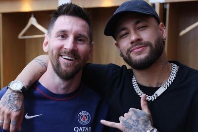 Neymar reveló el nombre que le pondría a su hijo en honor a Lionel Messi