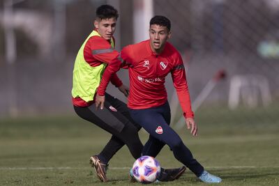 ¡Mala noticia en Independiente! Se lesionó Barcia y está en duda para el comienzo de la Copa de la Liga