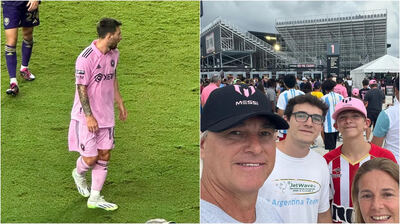 Es de La Plata, viajó para ver a Lionel Messi en Inter Miami e hizo una dura crítica: “Es un intercountry”