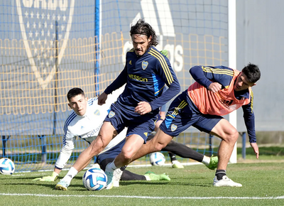 Boca y Cavani se preparan para recibir a Nacional