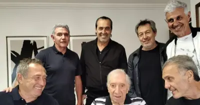 Carlos Bilardo apareció junto a los campeones del Mundo con la Selección argentina