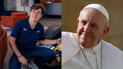 Franco Colapinto despidió al Papa Francisco con un emotivo mensaje: "Nos inspiró a ser mejores..."
