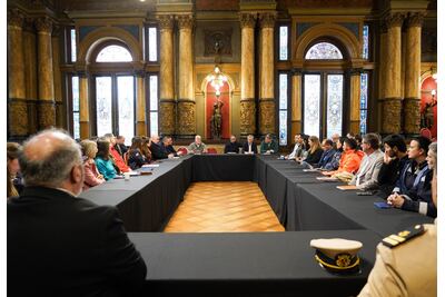 La Plata: Reunión de prevención y gestión del riesgo ante emergencias