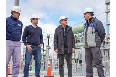Ayacucho: Katopodis recorrió obras de energía en el ditrito