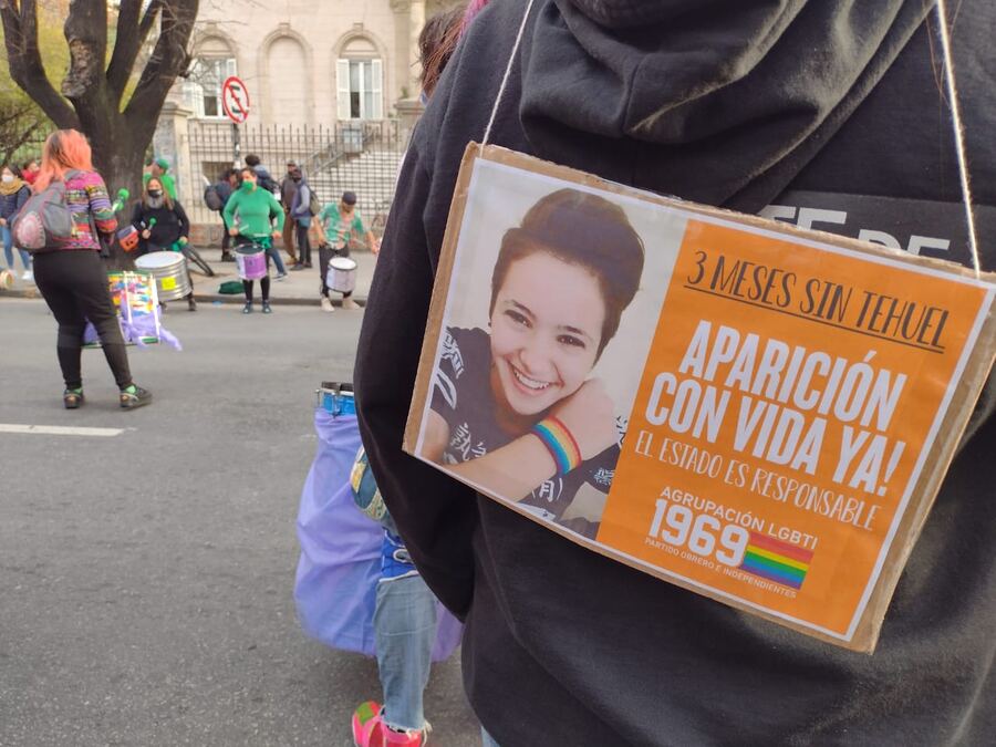 La Plata: protesta en Fiscalía por los tres meses de la desaparición de Tehuel