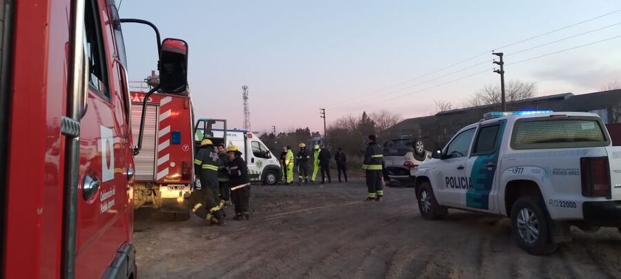 Un conductor murió tras sufrir un accidente de tránsito en Ruta 2 km 41.5