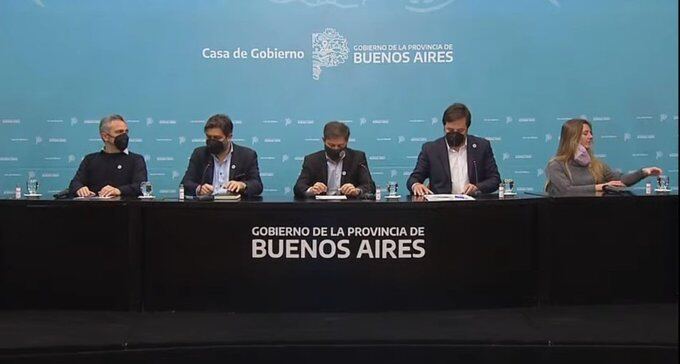 El gobernador bonaerense anunció nuevas medidas relacionadas con la situación epidemiológica de la provincia