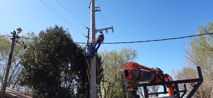 Edelap realizó obras en las redes de Olmos San Carlos y Tolosa