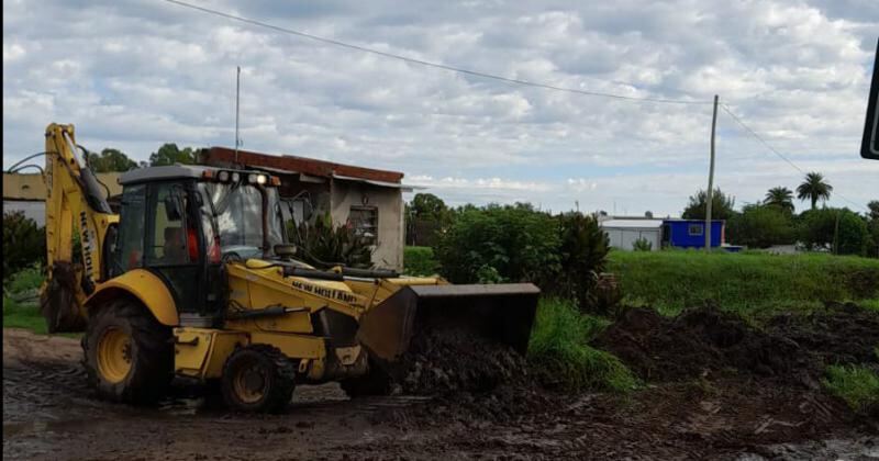 Pergamino: Avanzan con la limpieza de desagües en el barrio 9 de Julio