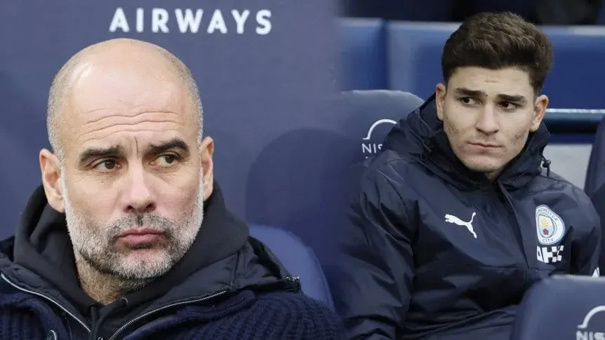 Pep Guardiola explicó porque no puso a Julián Álvarez contra el Real Madrid