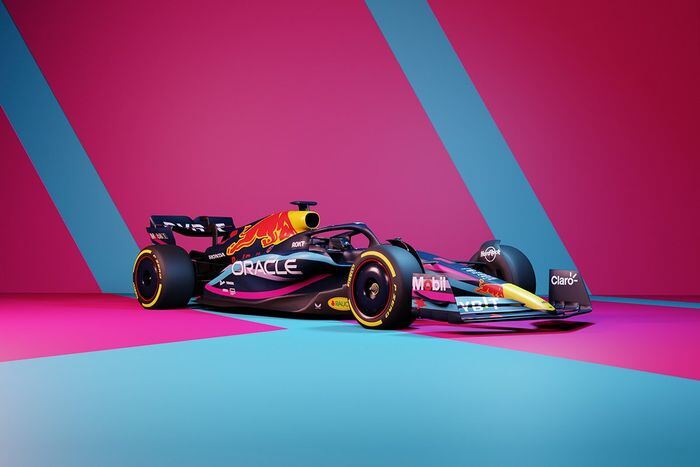 Red Bull presentó el nuevo monoplaza de Checo Pérez y Max Verstappen para el GP de Miami