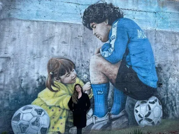 Dalma Maradona: "Por nada del mundo cambiaría a Diego como mi papá"