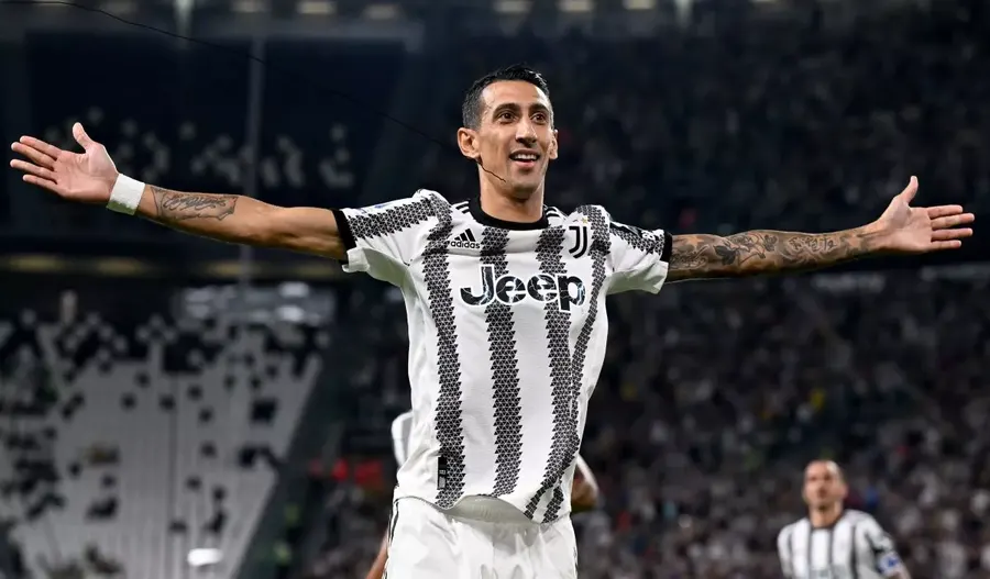 Di María le dijo adiós a la Juventus