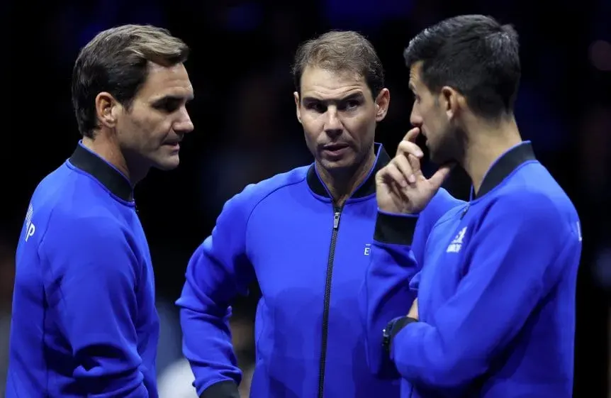 Federer, sobre si Djokovic es el mejor tenista de la historia: "Mientras Nadal siga jugando..."