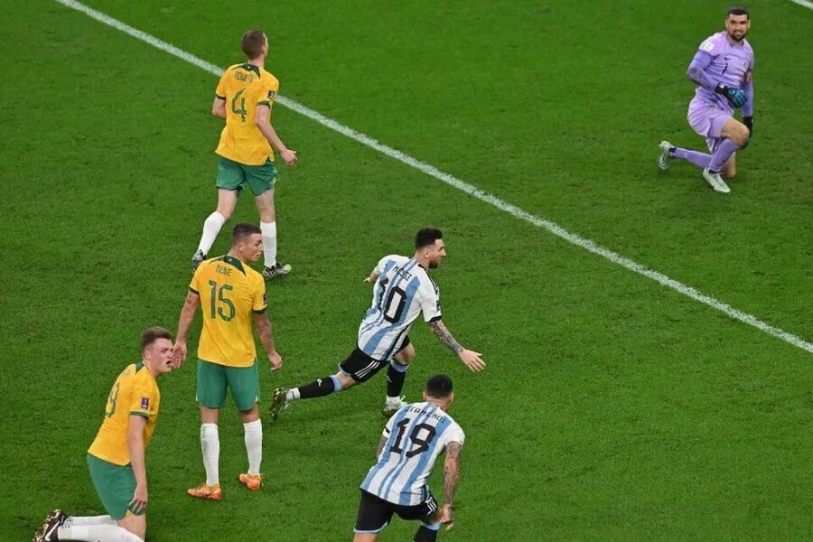 Argentina le ganó a Australia 2-0 en China