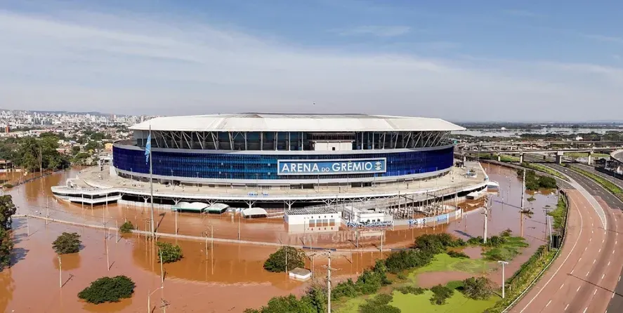 Se postergó el partido entre Estudiantes y Gremio por las inundaciones en el sur de Brasil