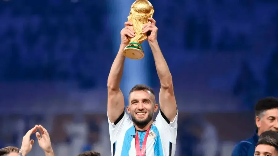 El campeón del mundo Germán Pezzella jugará en River