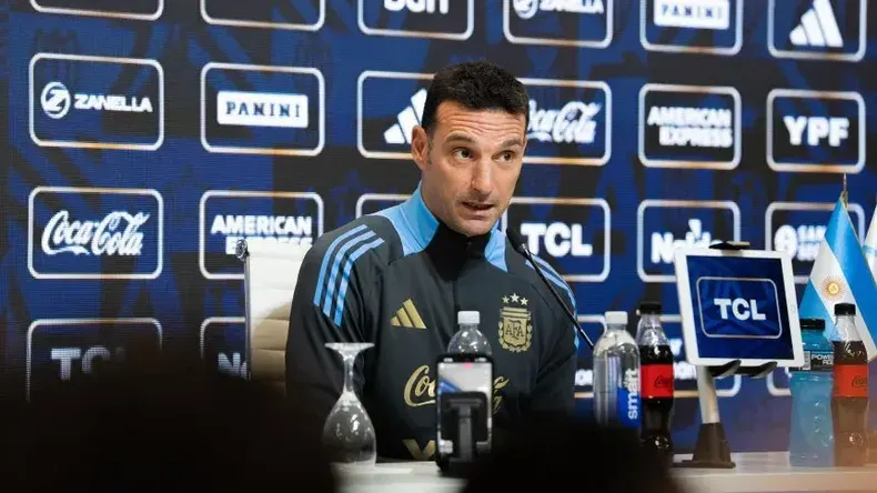 Scaloni se emocionó al hablar del posible último partido de Messi